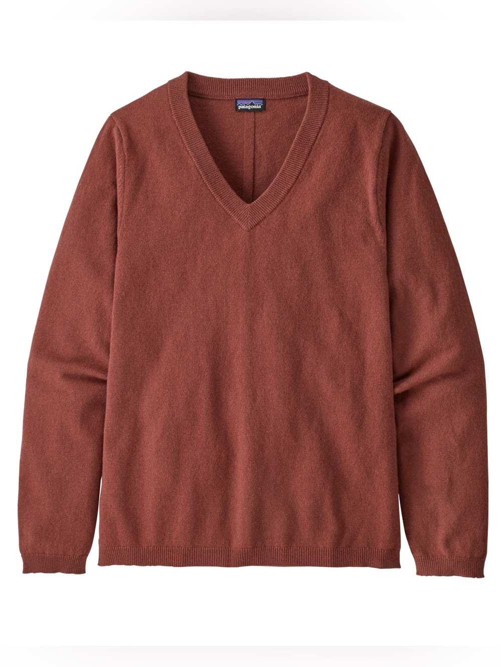 Patagonia Recycled Cashmere V-Neck Sweater in Century Pink
